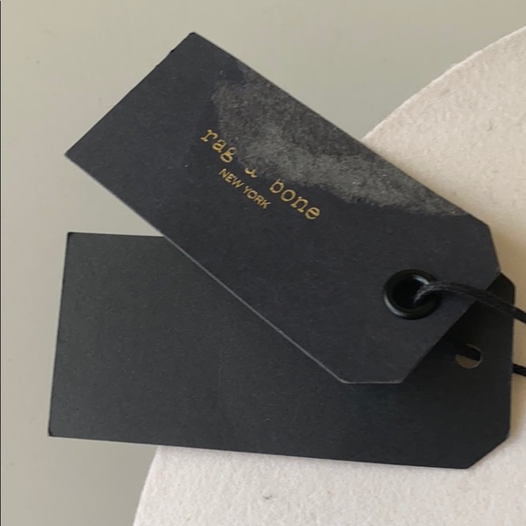 RAG & BONE RARE Floppy Brim Fedora In Cream Medium - Picture 6 of 9